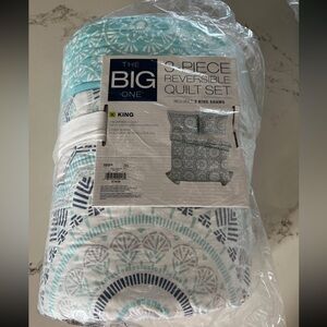 3-PIECE REVERSIBLE QUILT SET-KING